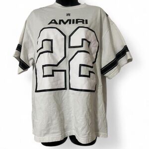Amiri 22 Skater Jersey Tee White Size S